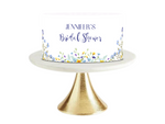 Spring Bridal Shower, Spring Baby Shower, Cake Topper, Floral Cake Topper, Spring Flowers, Summer Cake Topper
