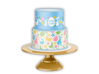 easter cake topper, easter cake decorations