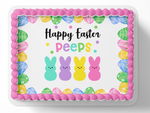 easter cake topper, easter cake decorations, peeps cake topper