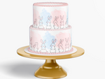 easter cake topper, easter cake decorations, Bunny cake topper