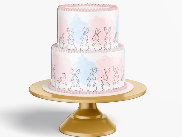 easter cake topper, easter cake decorations, Bunny cake topper