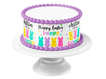 easter cake topper, easter cake decorations peeps
