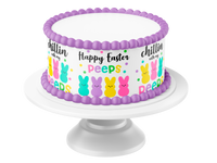 easter cake topper, easter cake decorations peeps