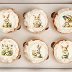 easter cupcake topper, easter cupcake decorations chocolate covered Oreos