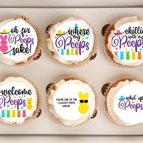 easter cupcake topper, easter cupcake decorations