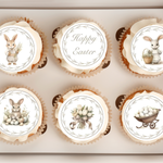 easter cupcake topper, easter cupcake decorations