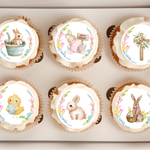 easter cupcake topper, easter cupcake decorations chocolate covered Oreos