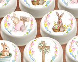 easter cupcake topper, easter cupcake decorations chocolate covered Oreos