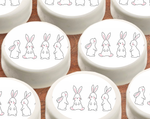 easter cupcake topper, easter cupcake decorations chocolate covered Oreos