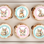 easter cupcake topper, easter cupcake decorations chocolate covered Oreos