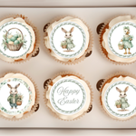 easter cupcake topper, easter cupcake decorations chocolate covered Oreos
