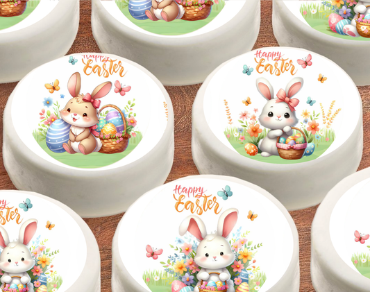 easter cupcake topper, easter cupcake decorations chocolate covered Oreos
