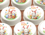 easter cupcake topper, easter cupcake decorations chocolate covered Oreos