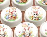easter cupcake topper, easter cupcake decorations chocolate covered Oreos