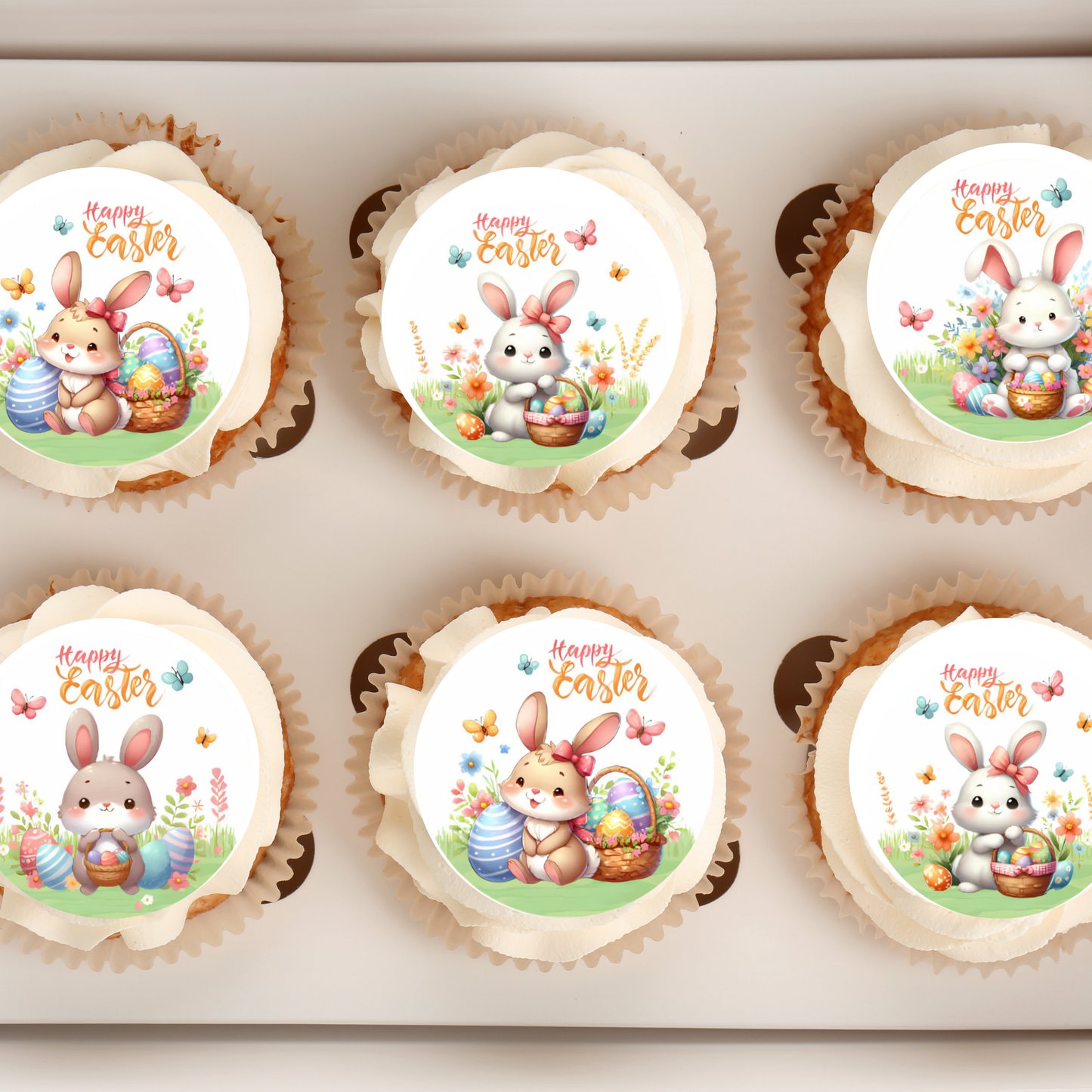 easter cupcake topper, easter cupcake decorations chocolate covered Oreos