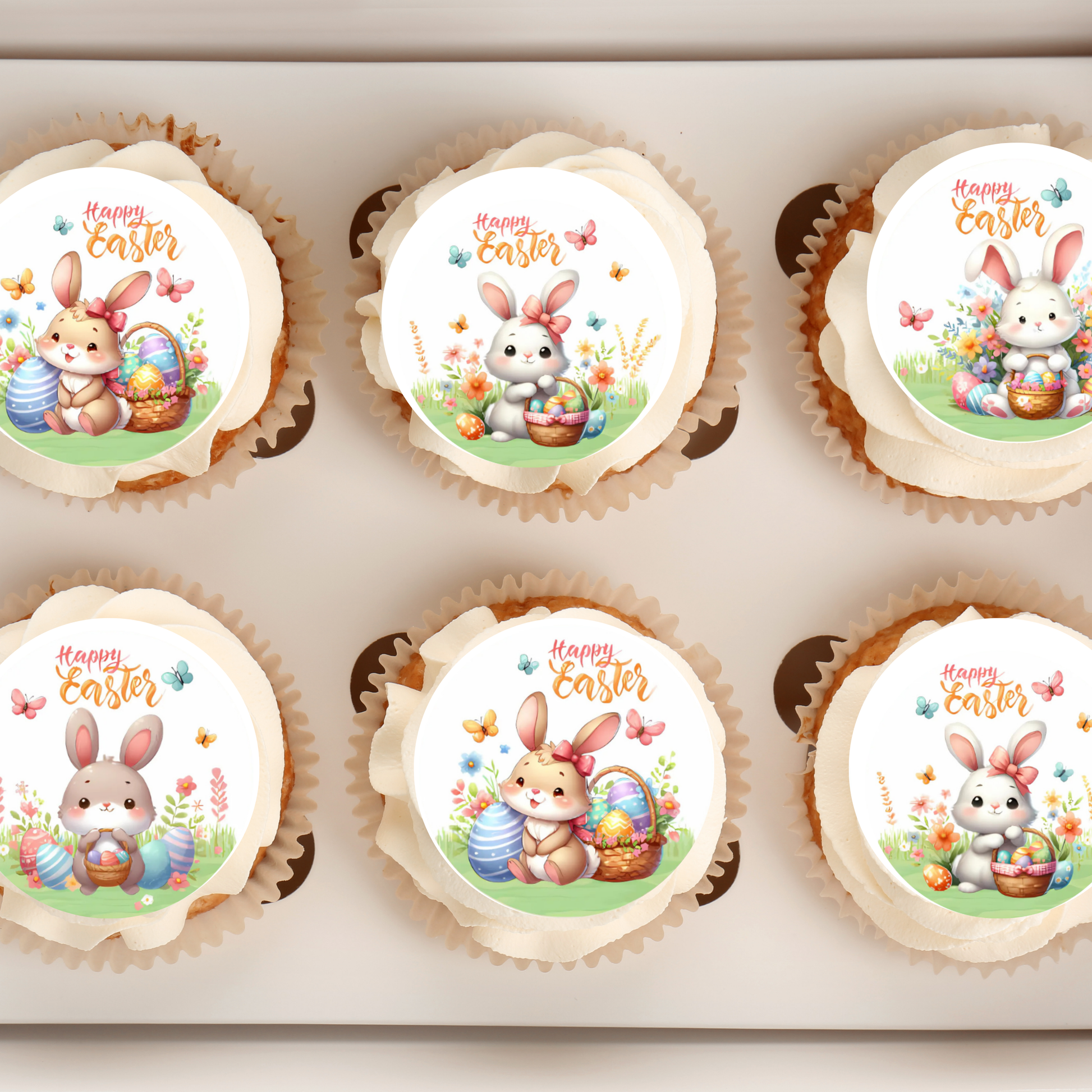 easter cupcake topper, easter cupcake decorations chocolate covered Oreos