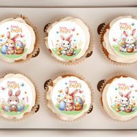 easter cupcake topper, easter cupcake decorations chocolate covered Oreos