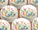 easter cupcake topper, easter cupcake decorations chocolate covered Oreos