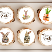 easter cupcake topper, easter cupcake decorations chocolate covered Oreos