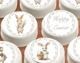 easter cupcake topper, easter cupcake decorations chocolate covered Oreos