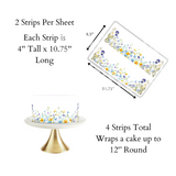 Spring Bridal Shower, Spring Baby Shower, Cake Topper, Floral Cake Topper, Spring Flowers, Summer Cake Topper
