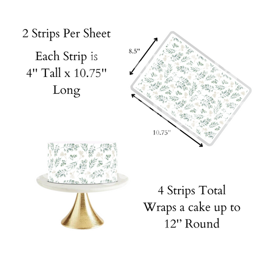 Spring Bridal Shower, Spring Baby Shower, Cake Topper, Floral Cake Topper, Spring Flowers, Summer Cake Topper