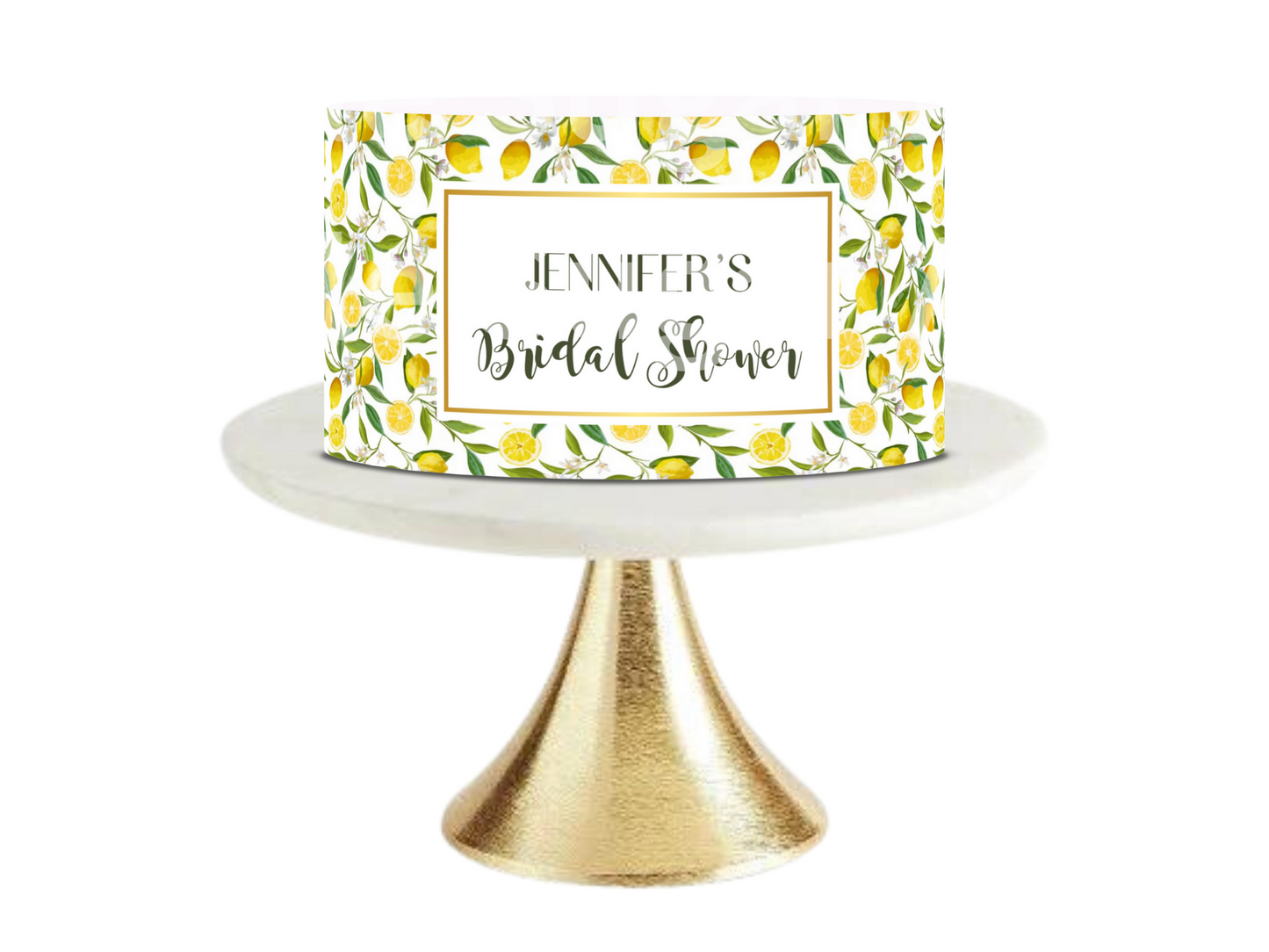 Lemon Bridal Shower, Lemon Baby Shower, Cake Topper, Lemon Cake Topper, Spring, Summer Cake Topper