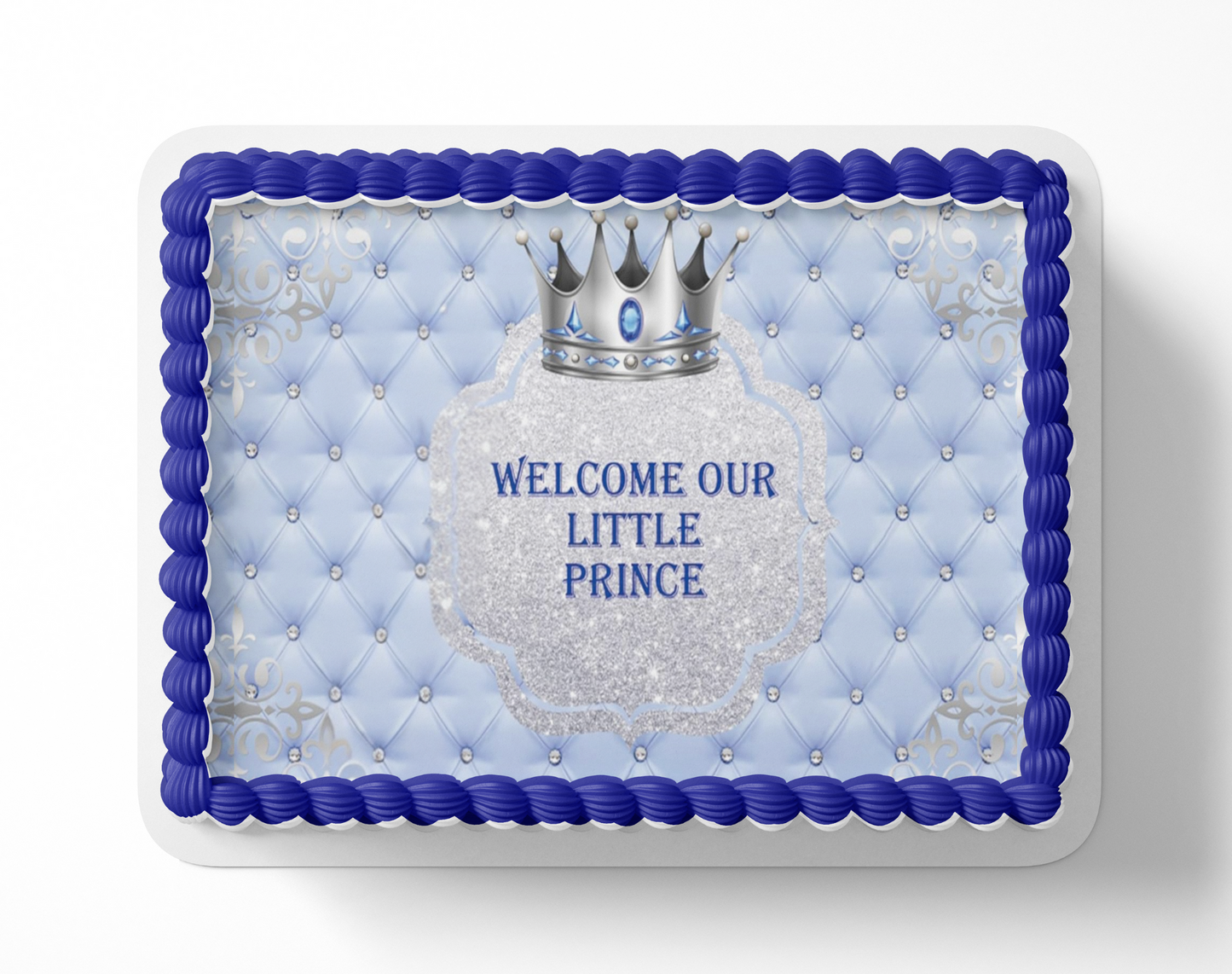 Prince Baby Shower Cake Topper