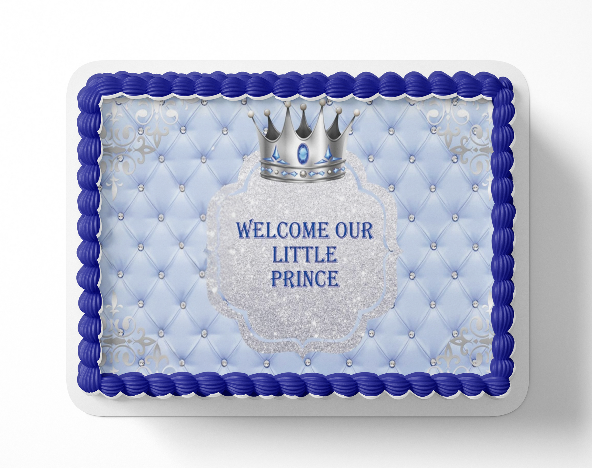 Prince Baby Shower Cake Topper