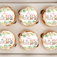 Safari Cupcake Toppers, Safari Birthday, Safari Baby Shower, Safari Baby Shower
