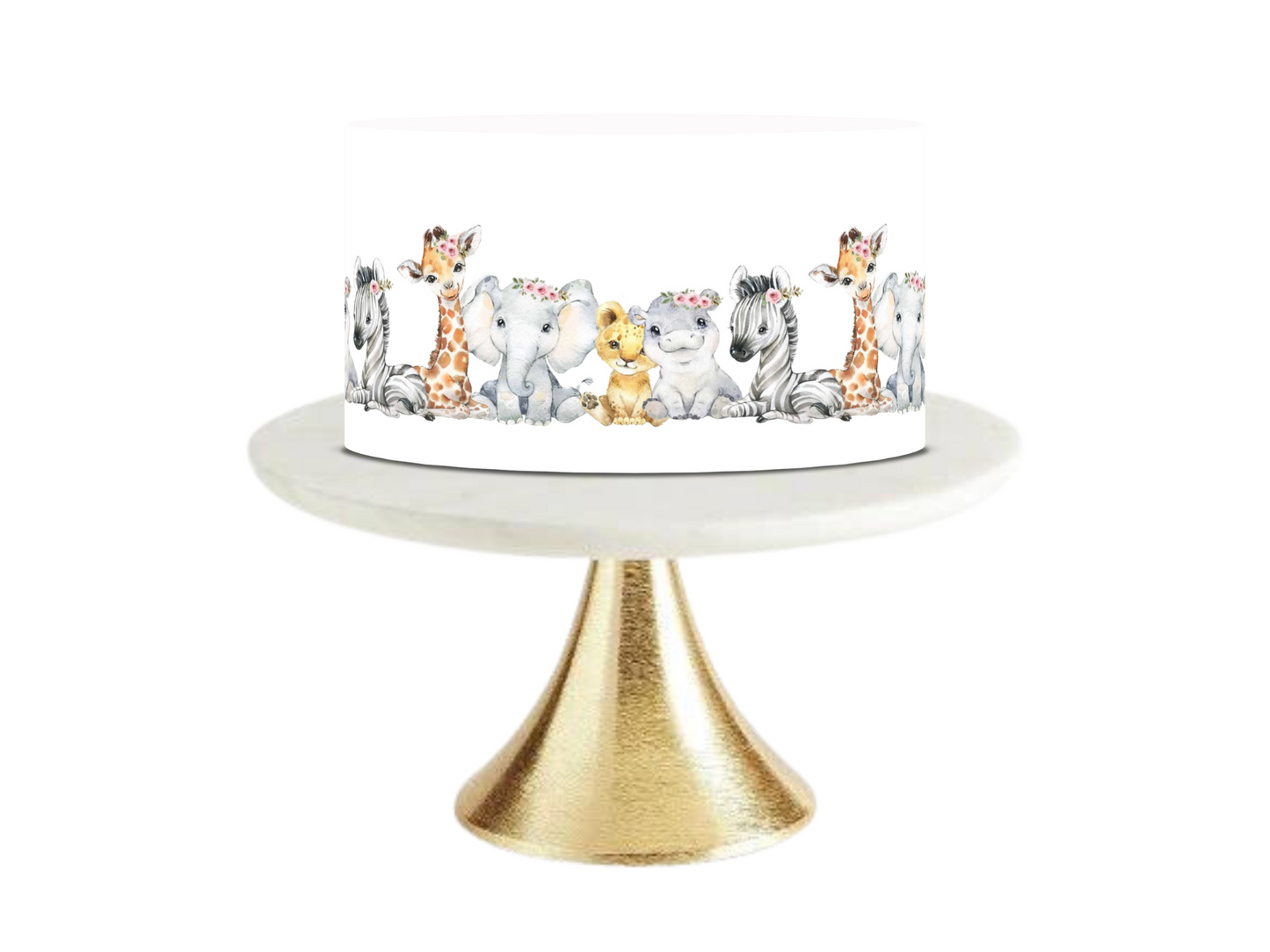 Safari baby shower cake topper jungle cake topper