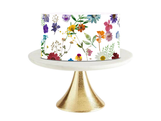 Spring Bridal Shower, Spring Baby Shower, Cake Topper, Floral Cake Topper, Spring Flowers, Summer Cake Topper