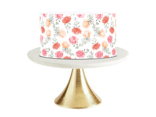 Spring Bridal Shower, Spring Baby Shower, Cake Topper, Floral Cake Topper, Spring Flowers, Summer Cake Topper