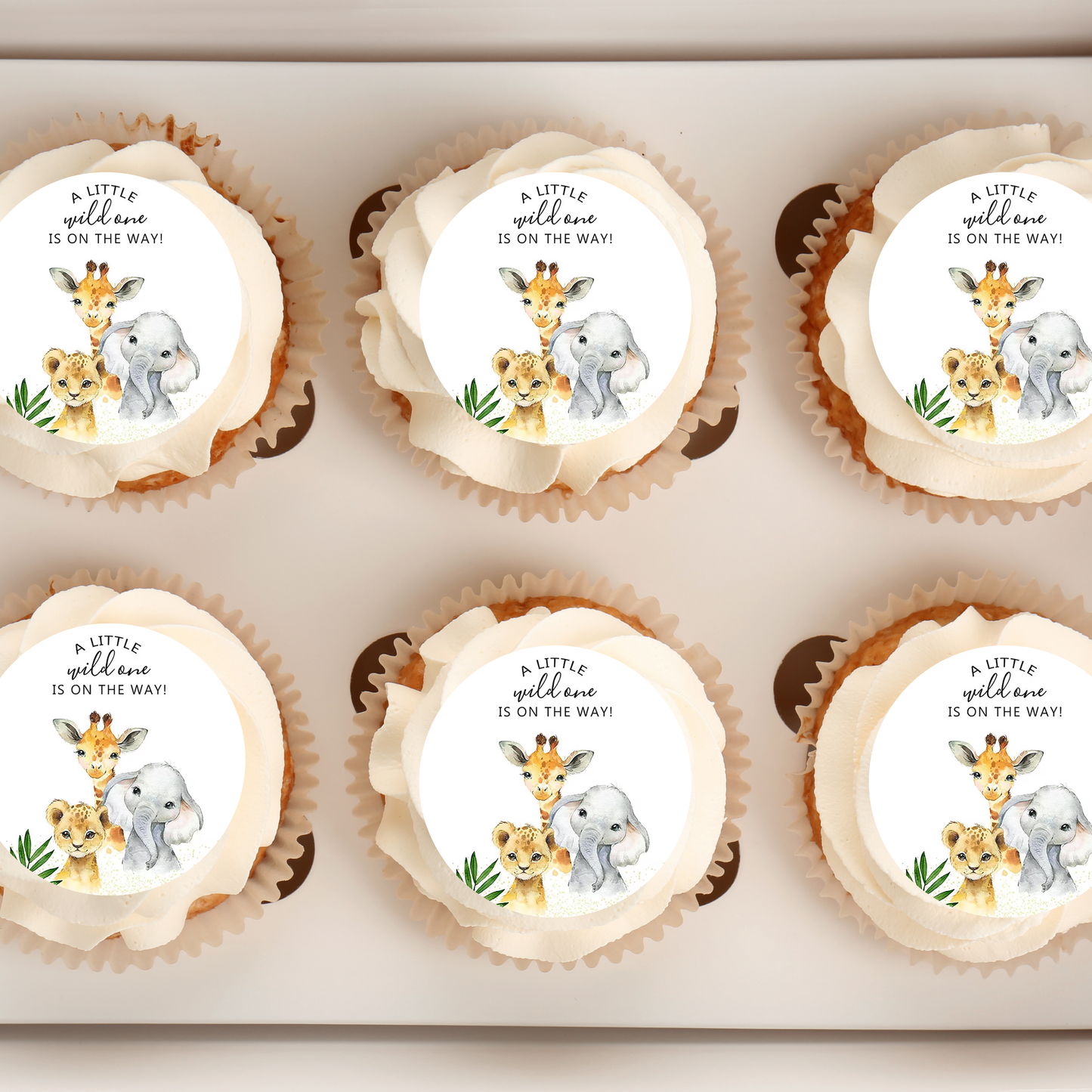safari cupcake toppers
