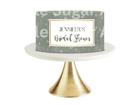 Spring Bridal Shower, Spring Baby Shower, Cake Topper, Floral Cake Topper, Spring Flowers, Summer Cake Topper