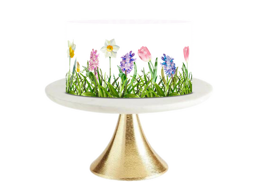 Spring Bridal Shower, Spring Baby Shower, Cake Topper, Floral Cake Topper, Spring Flowers, Summer Cake Topper