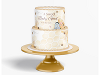Pooh Bear Baby Shower Cake Topper