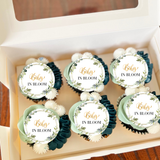 Baby In Bloom Cupcake Toppers