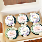 Baby In Bloom Cupcake Toppers