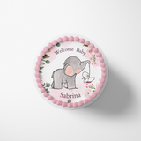 Elephant Sheet Cake Topper