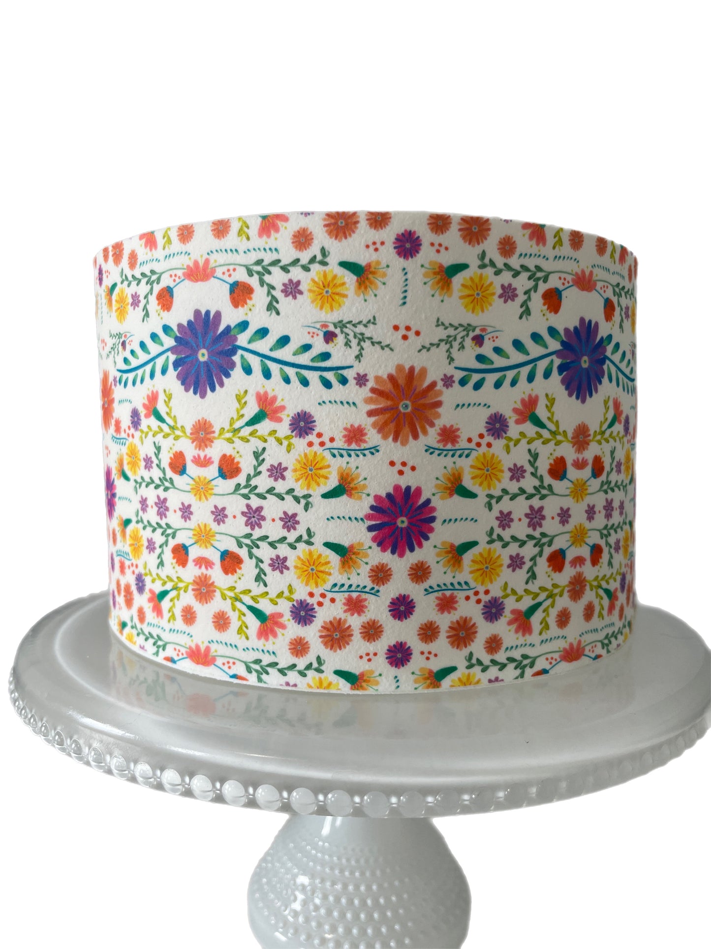 Fiesta Party Cake Decorations Edible Image CACTUS Cake Wrap Mexican theme party Cinco de Mayo Day of the dead Taco Bout it Party