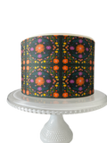 Fiesta Party Cake Decorations Edible Image Cake Wrap Mexican theme party Cinco de Mayo Day of the dead Taco Bout it Party