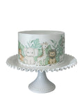 Safari Baby shower cake Edible Image Cake Wrap Icing Sheet Safari jungle Baby