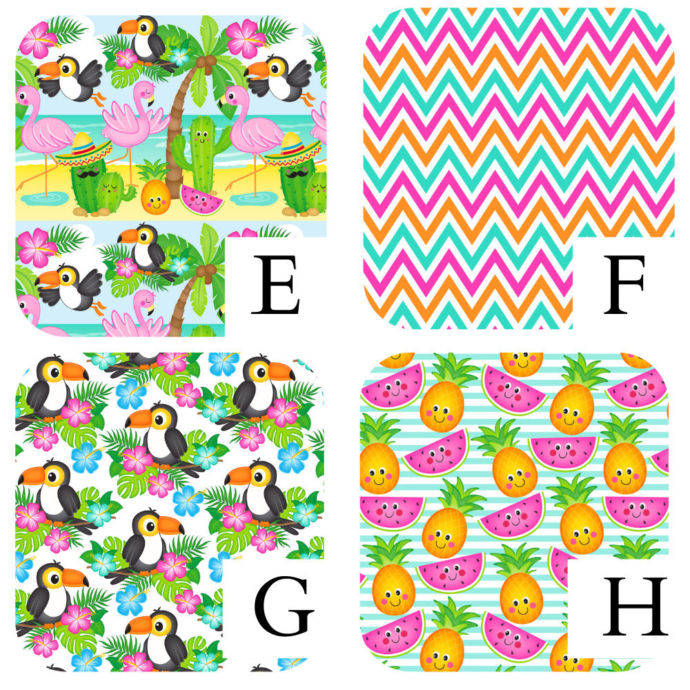 TROPICAL BEACH PARTY Edible Image Edible Paper Tropical party Flamingo cake topper beach party cactus party cactus cake Succulent
