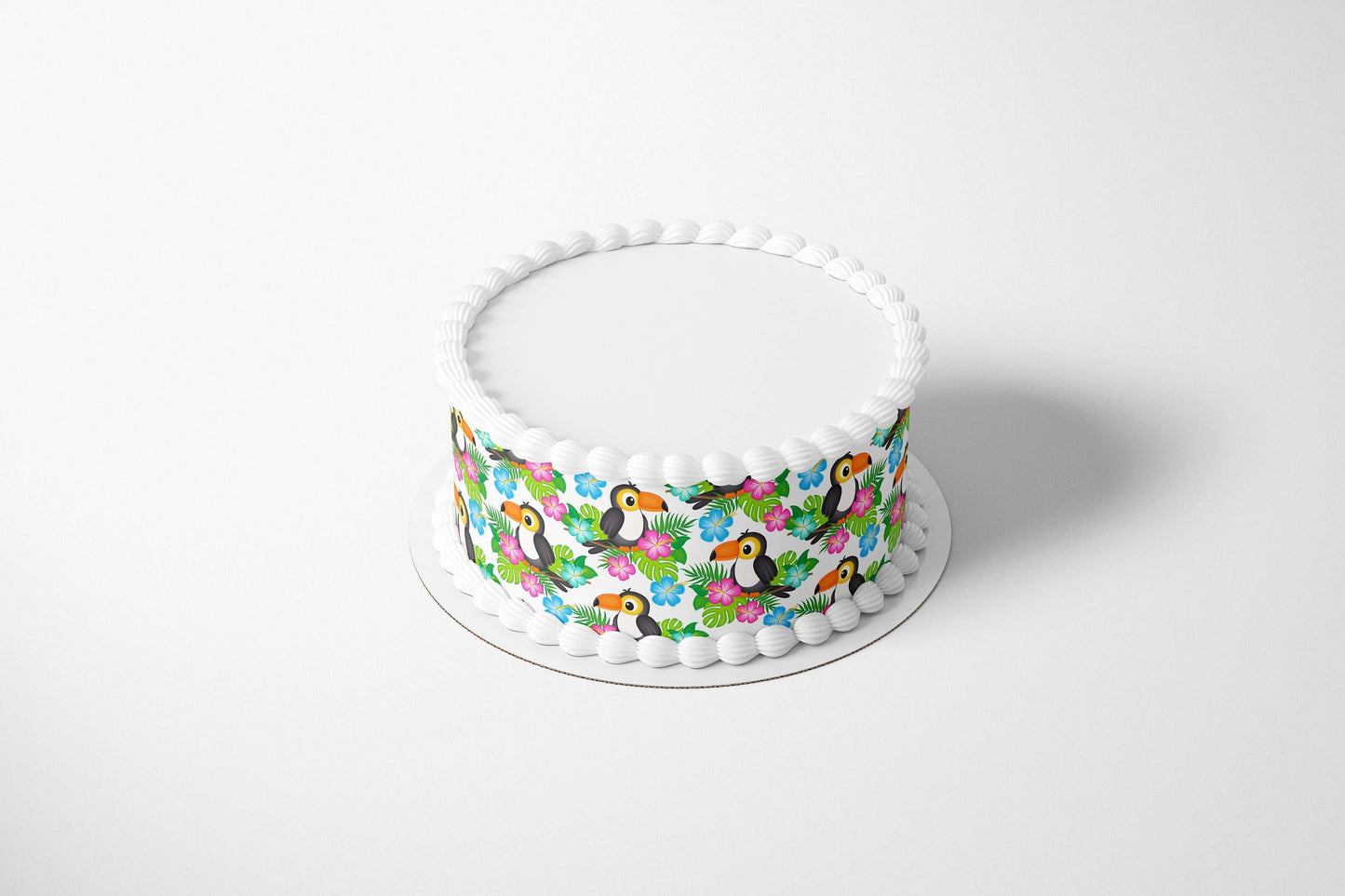 TROPICAL BEACH PARTY Edible Image Edible Paper Tropical party Flamingo cake topper beach party cactus party cactus cake Succulent