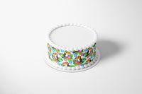 TROPICAL BEACH PARTY Edible Image Edible Paper Tropical party Flamingo cake topper beach party cactus party cactus cake Succulent