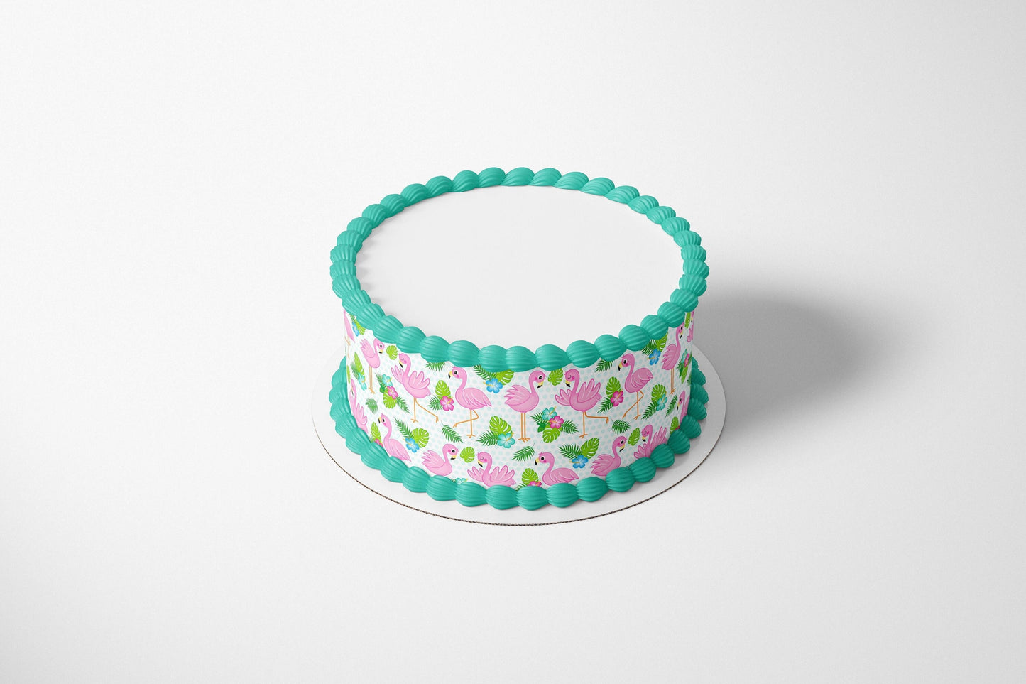 TROPICAL BEACH PARTY Edible Image Edible Paper Tropical party Flamingo cake topper beach party cactus party cactus cake Succulent