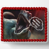 DINOSAUR CAKE TOPPER Jurassic Dinosaurs Edible Image Cake Wrap Icing Sheet Dinos Dinosaur Birthday cake