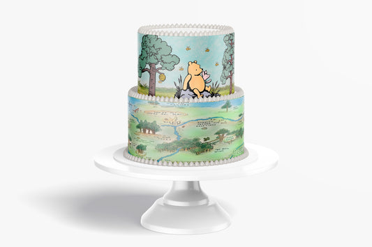Edible Cake Image | Classic Pooh Bear | Baby Shower
