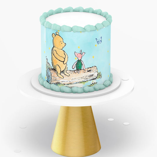 Classic Pooh Bear | Custom Cake Image | Edible Photo Topper